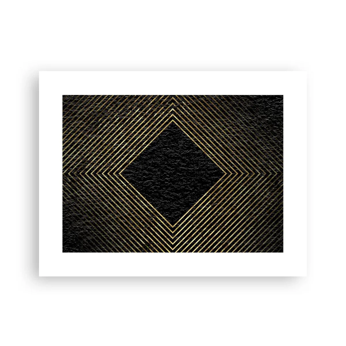Póster - Geometría al estilo glamour - 40x30 cm