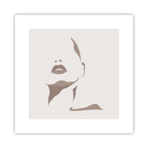 Póster - Creación a partir de la luz y la sombra - 30x30 cm