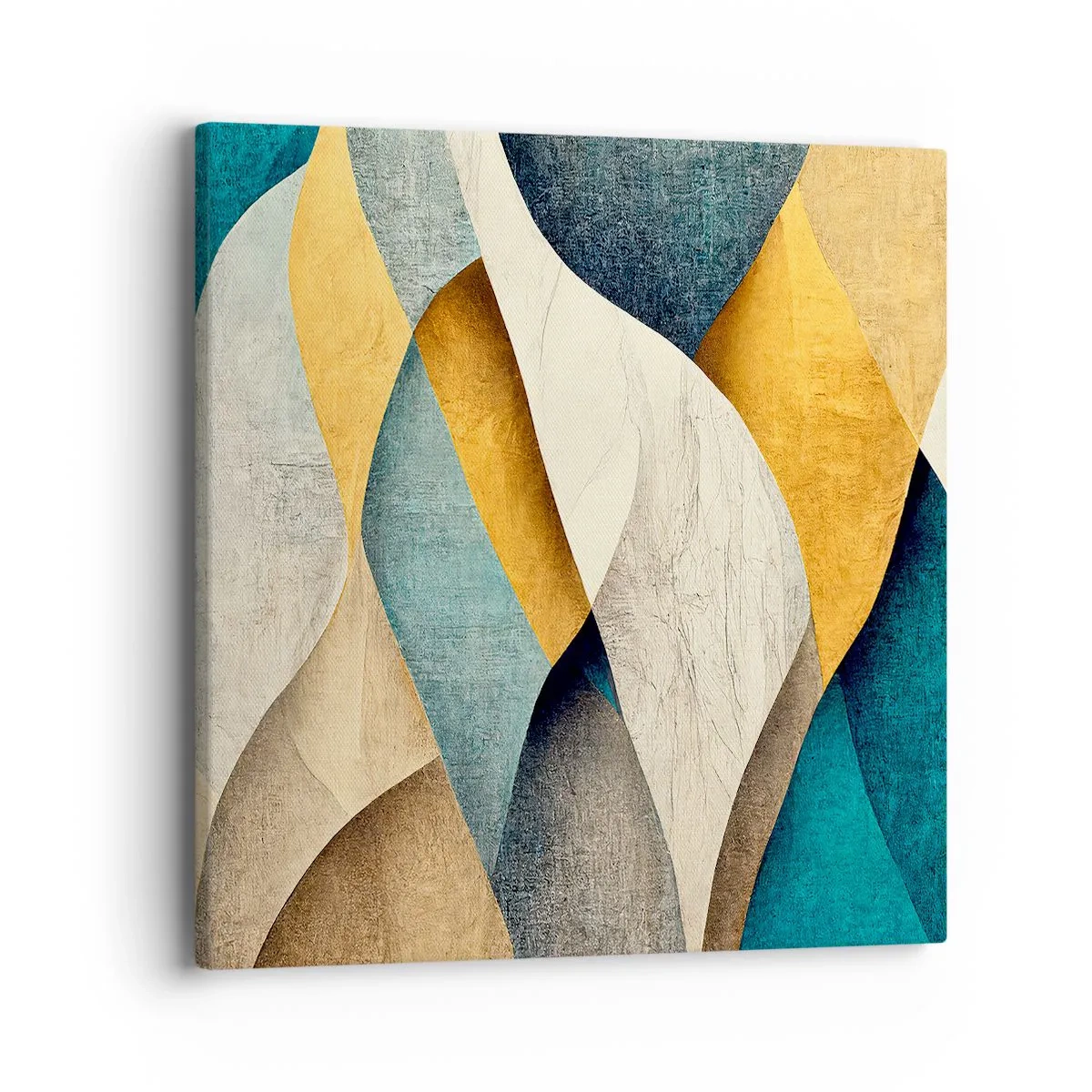 Cuadro sobre lienzo - Impresión de Imagen - Ritmo y ondulación - 40x40 cm