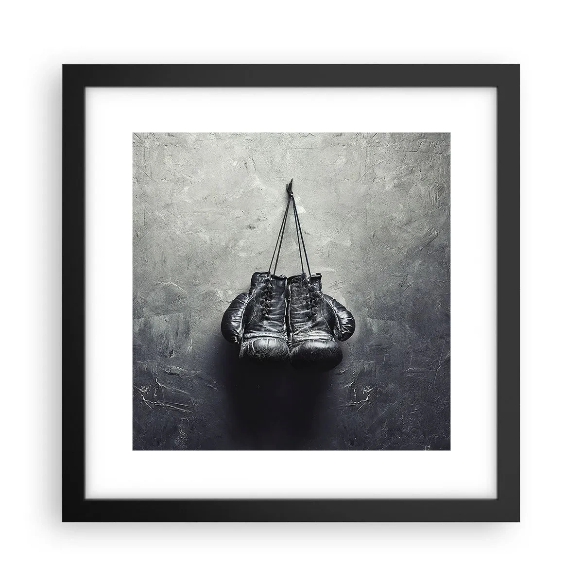 Póster en marco negro - Tiempo de lucha y tiempo de paz - 30x30 cm