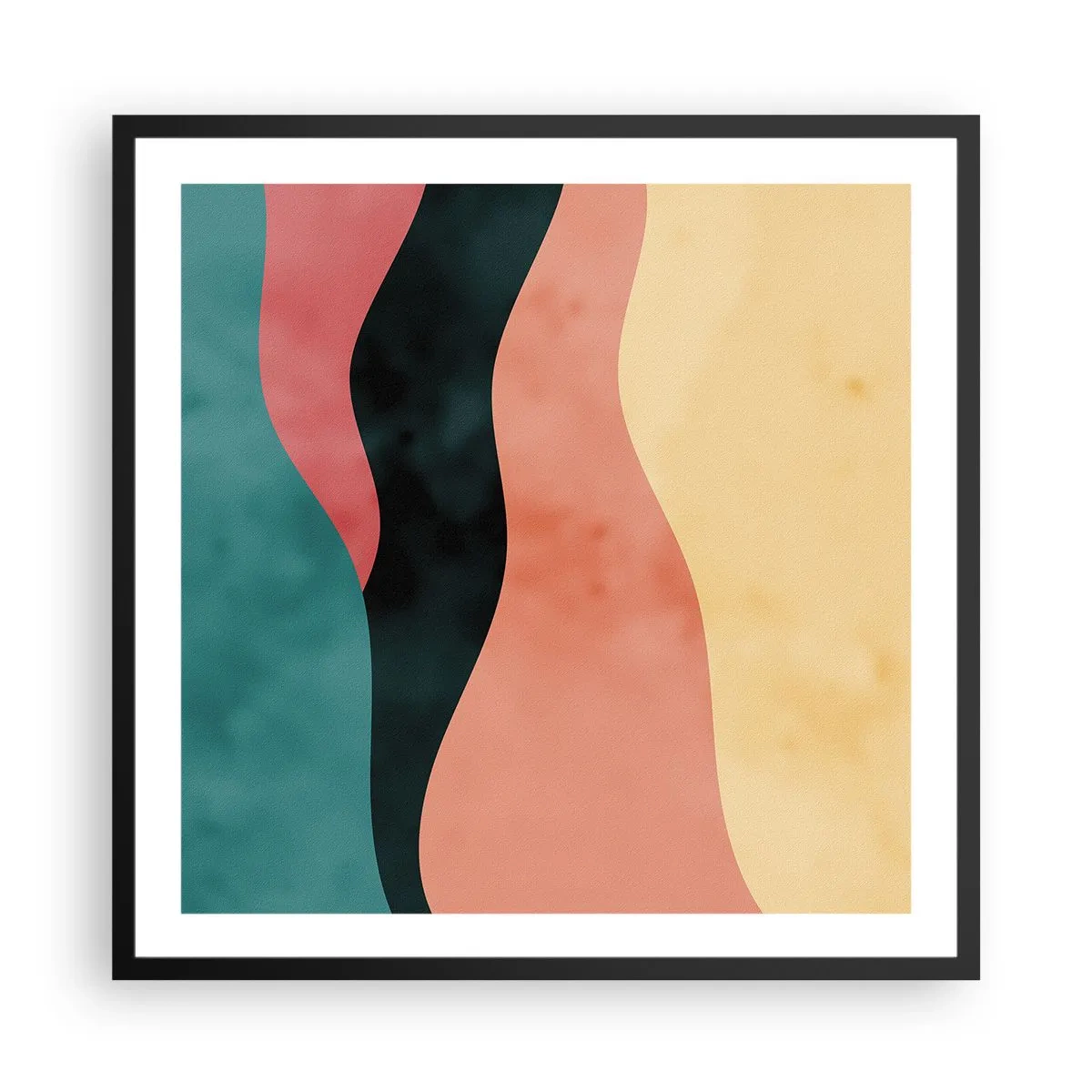 Póster en marco negro - Discordia compatible - 60x60 cm