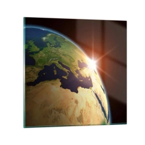 Cuadro sobre vidrio - Impresiones sobre Vidrio - Amanecer - 30x30 cm