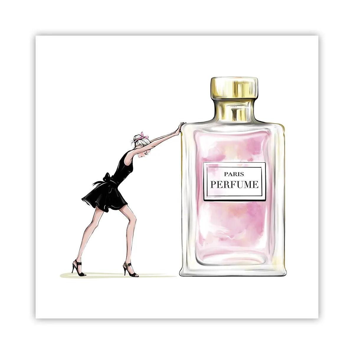 Póster - La esencia de la feminidad - 60x60 cm