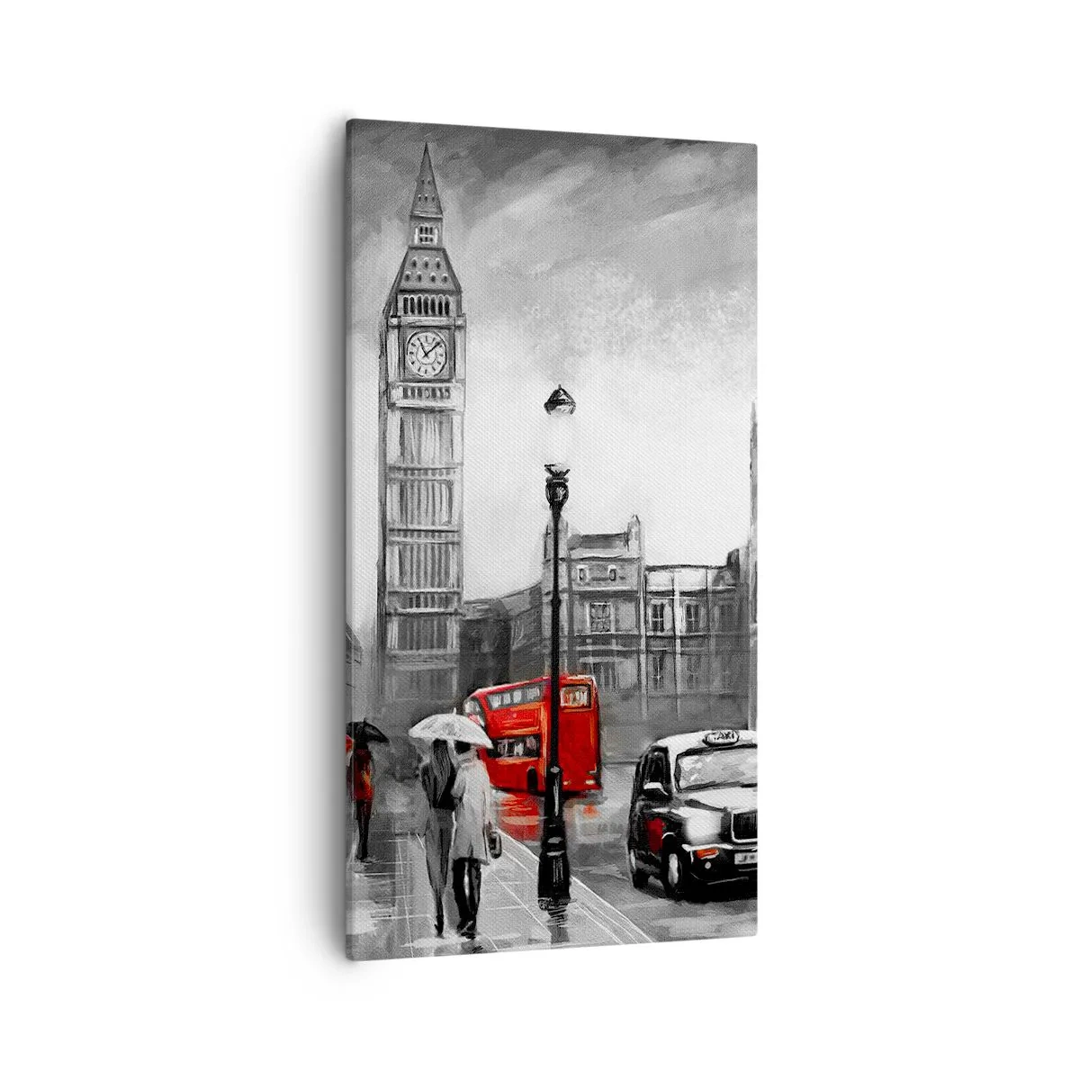 Cuadro sobre lienzo - Impresión de Imagen - No tan gris como la pintan - 55x100 cm