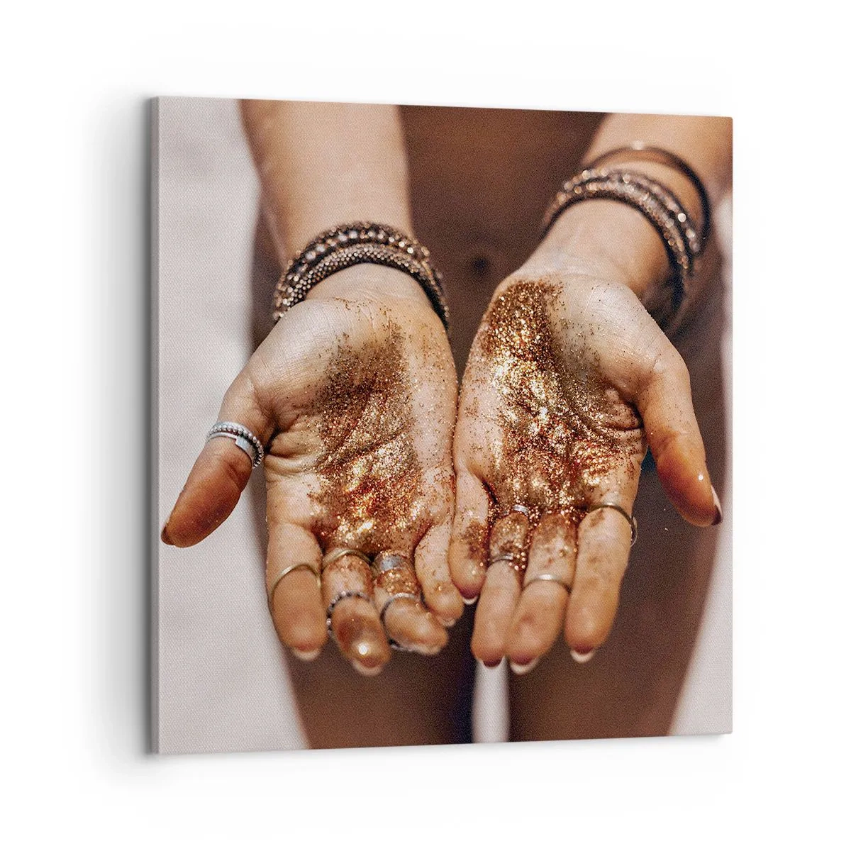 Cuadro sobre lienzo - Impresión de Imagen - Un regalo para ti - 60x60 cm