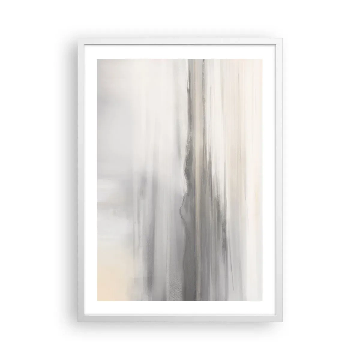 Póster en marco blanco - Una distancia reflexiva - 50x70 cm