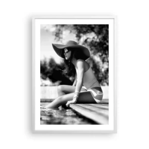 Póster en marco blanco - Un sueño de verano - 50x70 cm