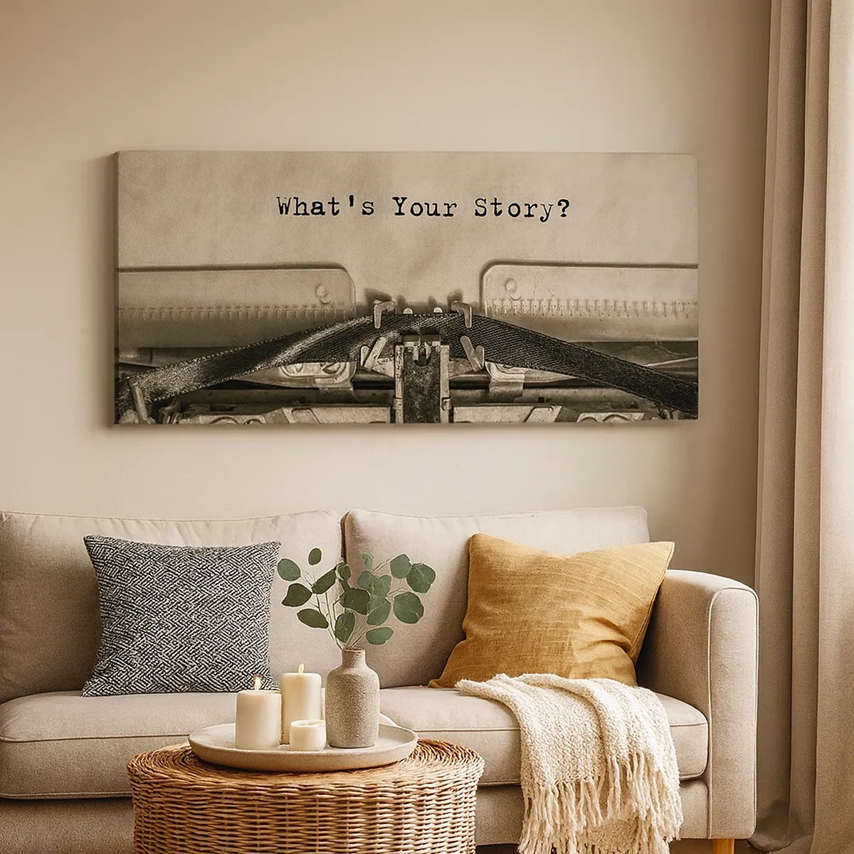 Cuadro sobre lienzo - Impresión de Imagen - Solo espero una respuesta - 30x30 cm