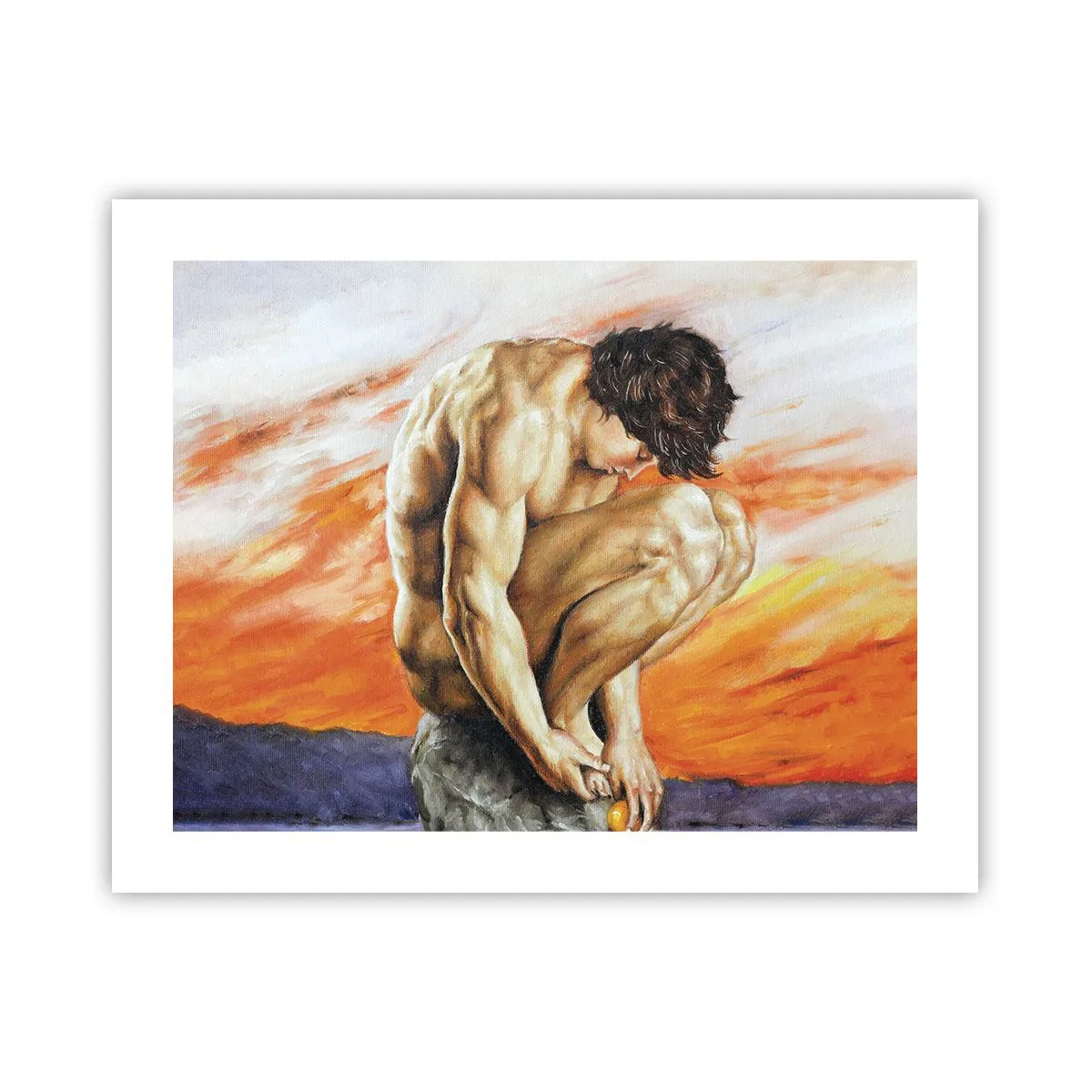 Póster - Sumergido en sí mismo - 50x40 cm