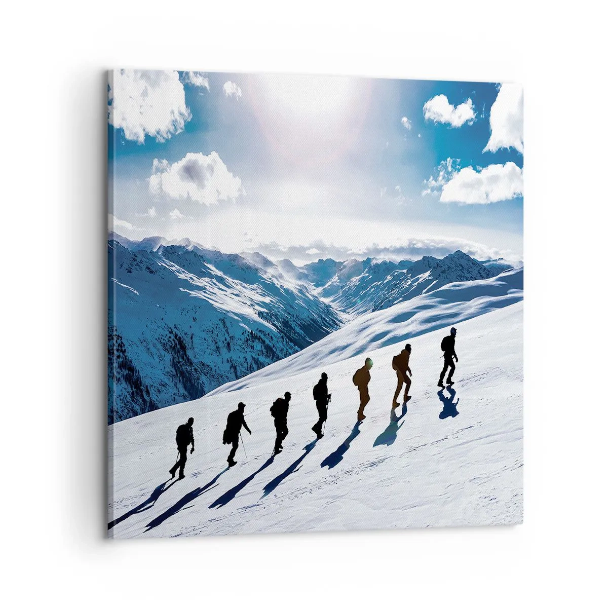 Cuadro sobre lienzo - Impresión de Imagen - Equipo de conquistadores - 60x60 cm