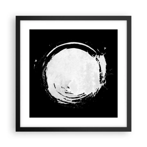 Póster en marco negro - La buena salida - 40x40 cm