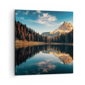 Cuadro sobre lienzo - Impresión de Imagen - Paisaje duplicado - 60x60 cm