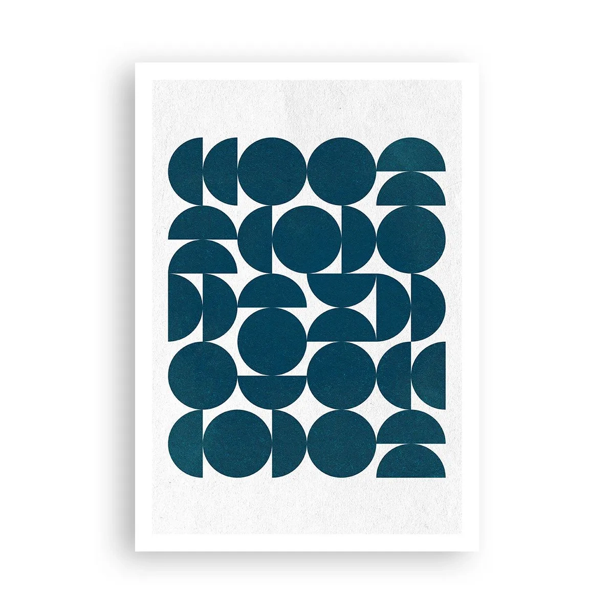 Póster - Círculos y semicírculos - 70x100 cm