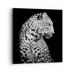 Cuadro sobre lienzo - Impresión de Imagen - El perfil derecho es perfecto - 40x40 cm