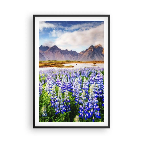 Póster en marco negro - La fuerza y la severidad junto a la dulzura - 61x91 cm