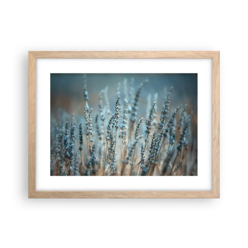 Póster en marco roble claro - Fragante pasto - 40x30 cm