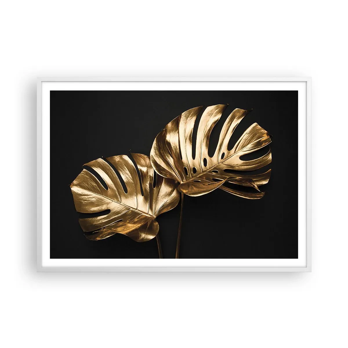 Póster en marco blanco - Tesoros de la naturaleza - 100x70 cm