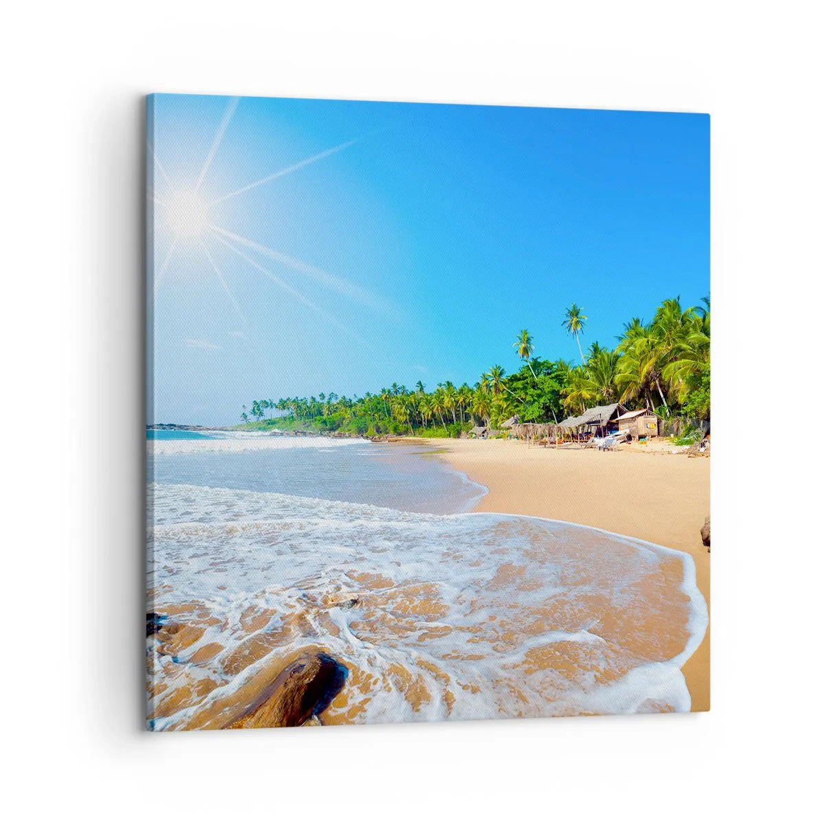 Cuadro sobre lienzo - Impresión de Imagen - Un lugar exótico para ti - 60x60 cm