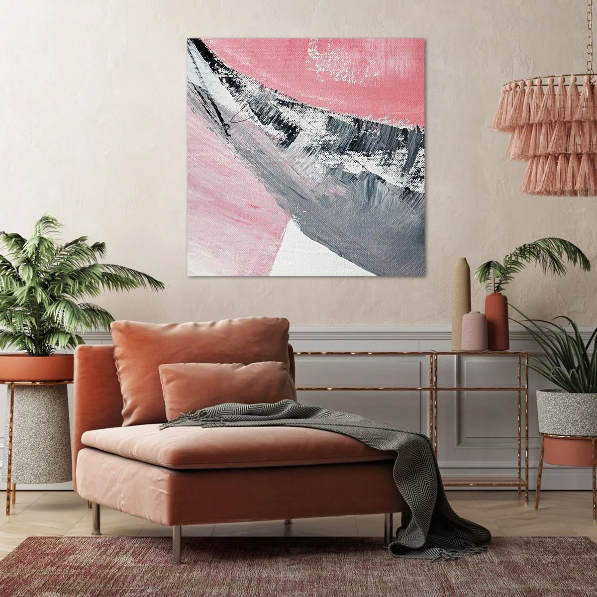 Cuadro sobre lienzo - Impresión de Imagen - Composición a juego - 40x40 cm