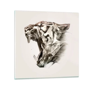 Cuadro sobre vidrio - Impresiones sobre Vidrio - Ya sabes quién manda - 40x40 cm