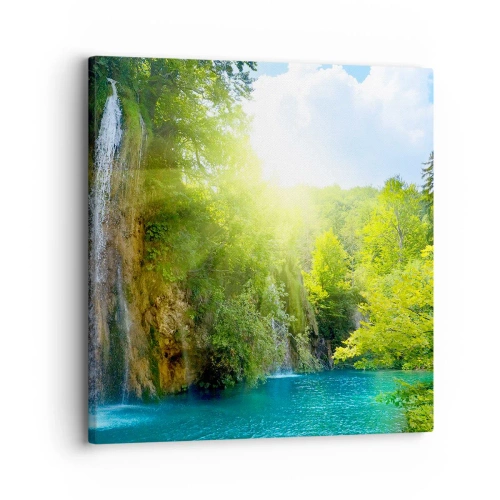 Cuadro sobre lienzo - Impresión de Imagen - Debe ser el Edén - 30x30 cm