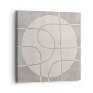 Cuadro sobre lienzo - Impresión de Imagen - Circular y rectilíneo - 30x30 cm