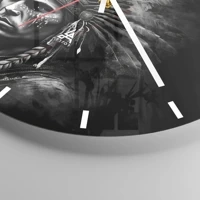 Esfera sin numeración, con rayas