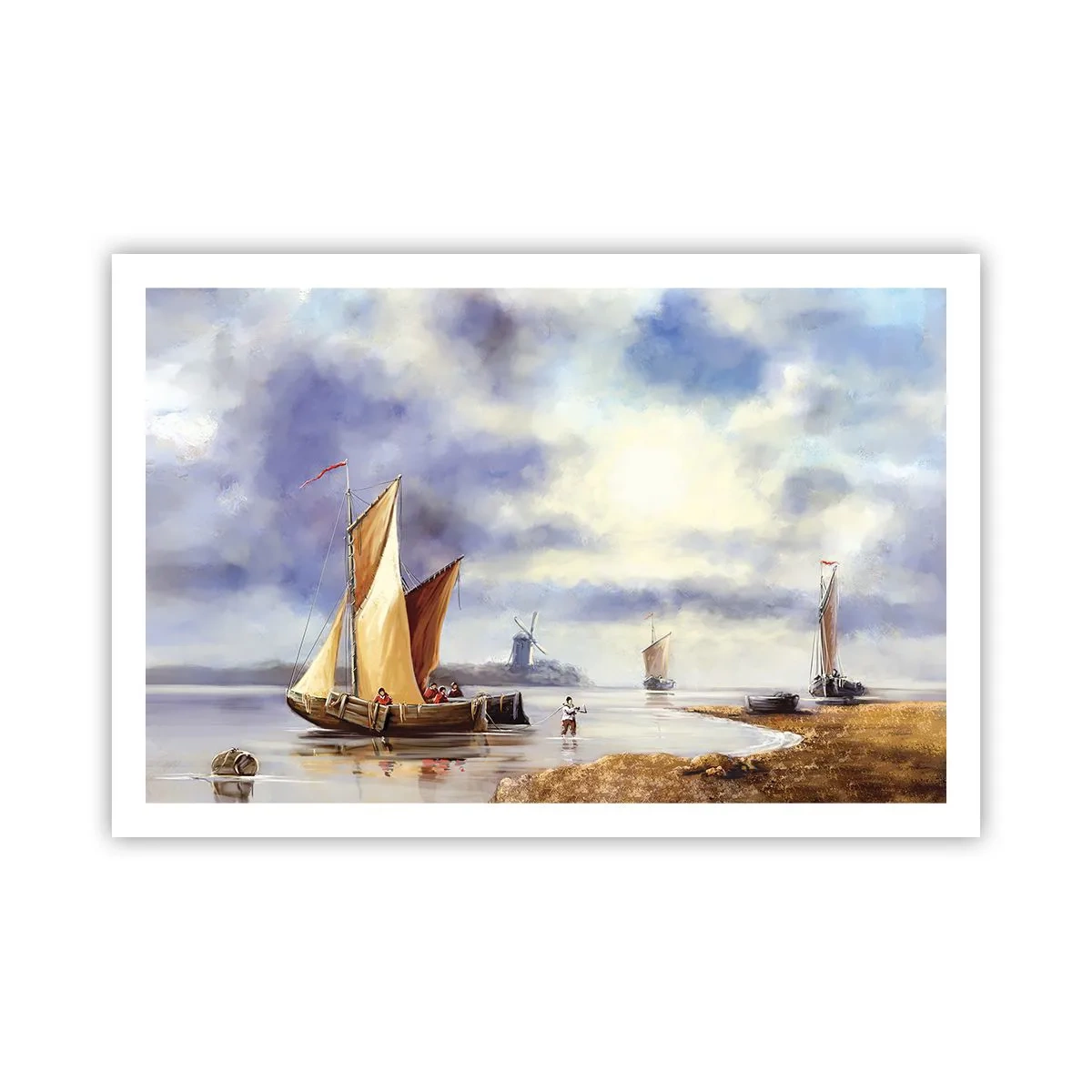 Póster - El regreso de los marineros - 91x61 cm