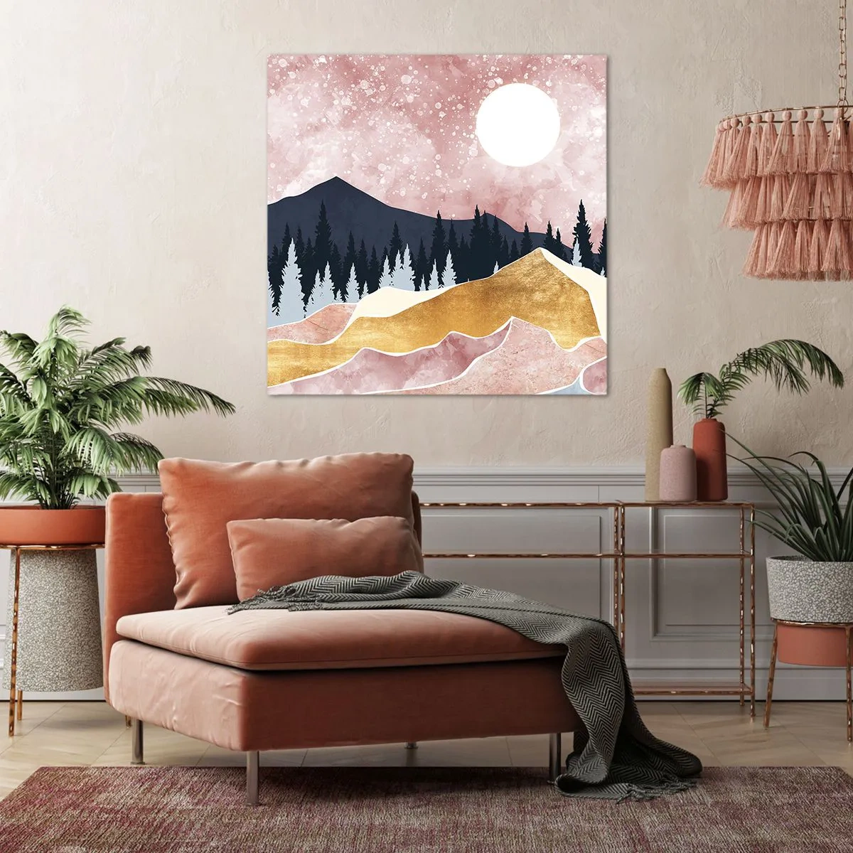 Cuadro sobre lienzo - Impresión de Imagen - Vigilancia nocturna - 60x60 cm