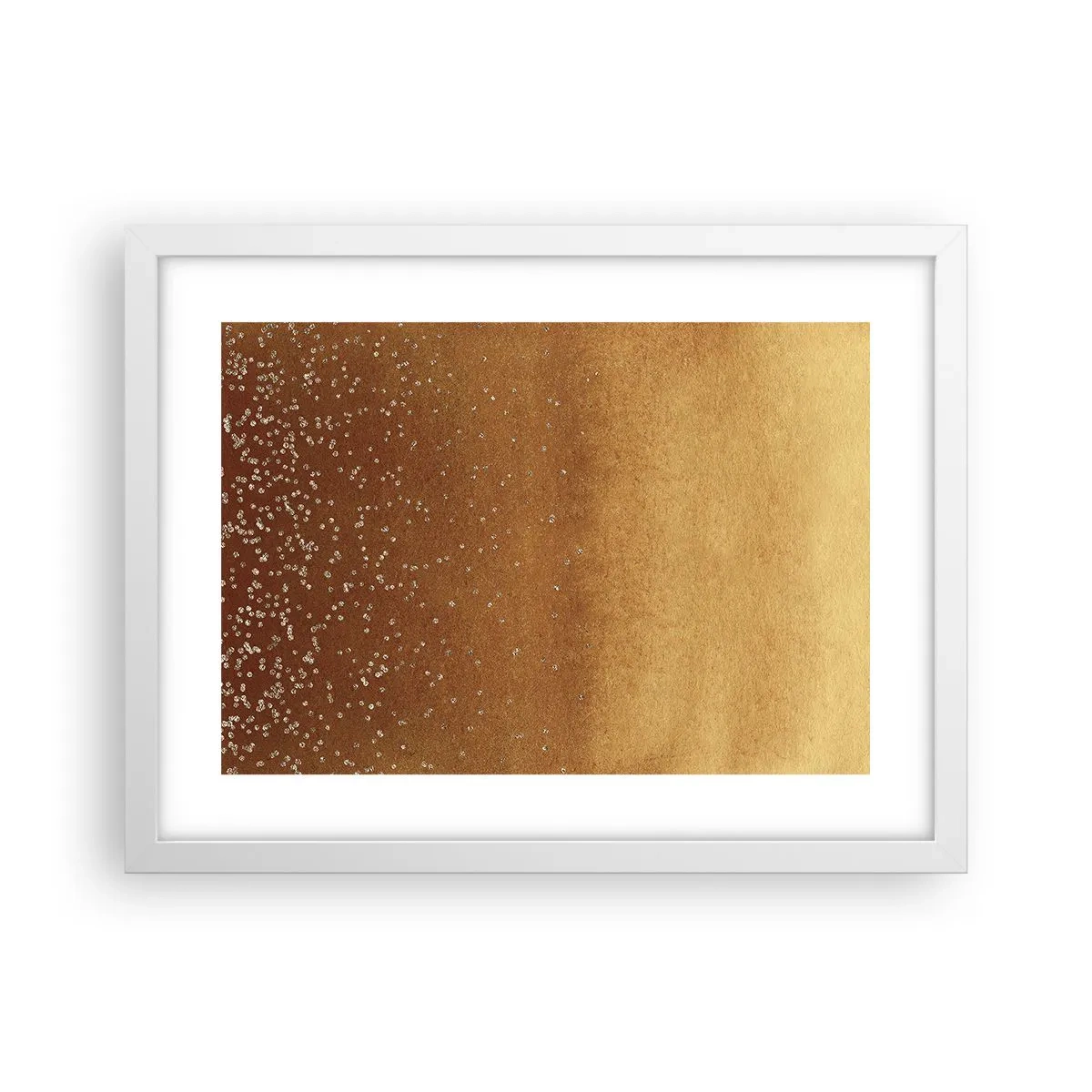 Póster en marco blanco - Nacimiento de la luz - 40x30 cm