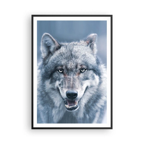 Póster en marco negro - ¿Aceptarás el reto? - 70x100 cm