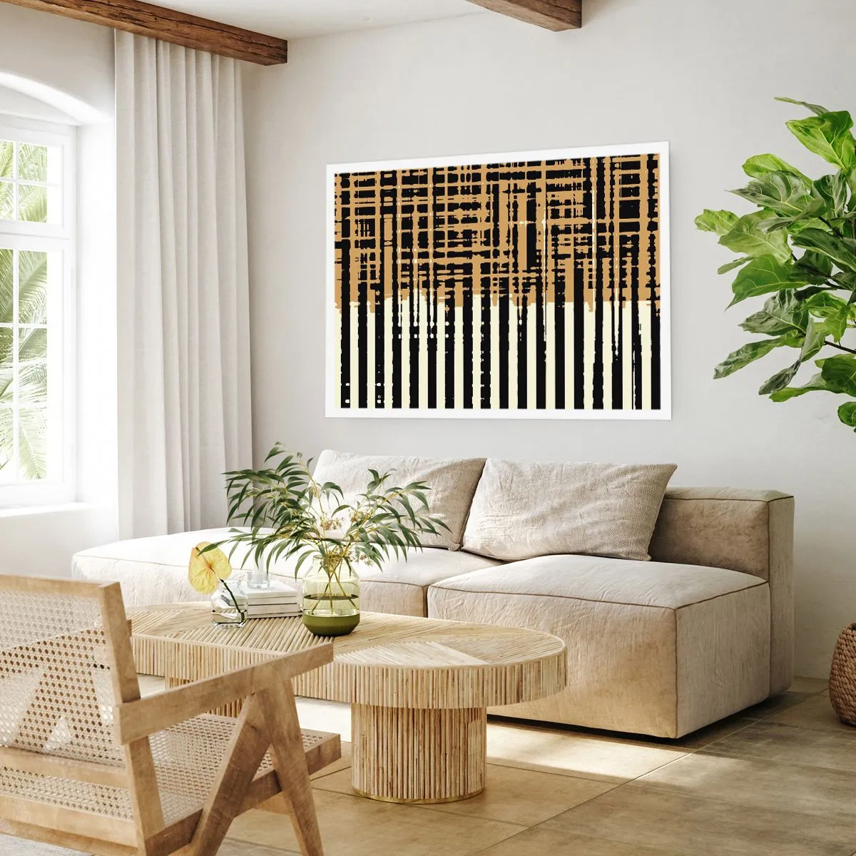 Póster - Abstracción arquitectónica - 70x50 cm