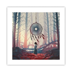 Póster - El ritual secreto de la felicidad - 40x40 cm