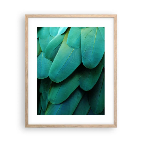 Póster en marco roble claro - La precisión de la naturaleza - 40x50 cm