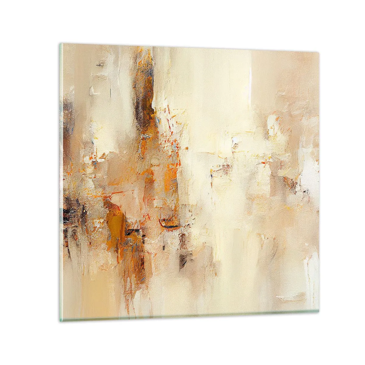 Cuadro sobre vidrio - Impresiones sobre Vidrio - El alma del ámbar - 60x60 cm