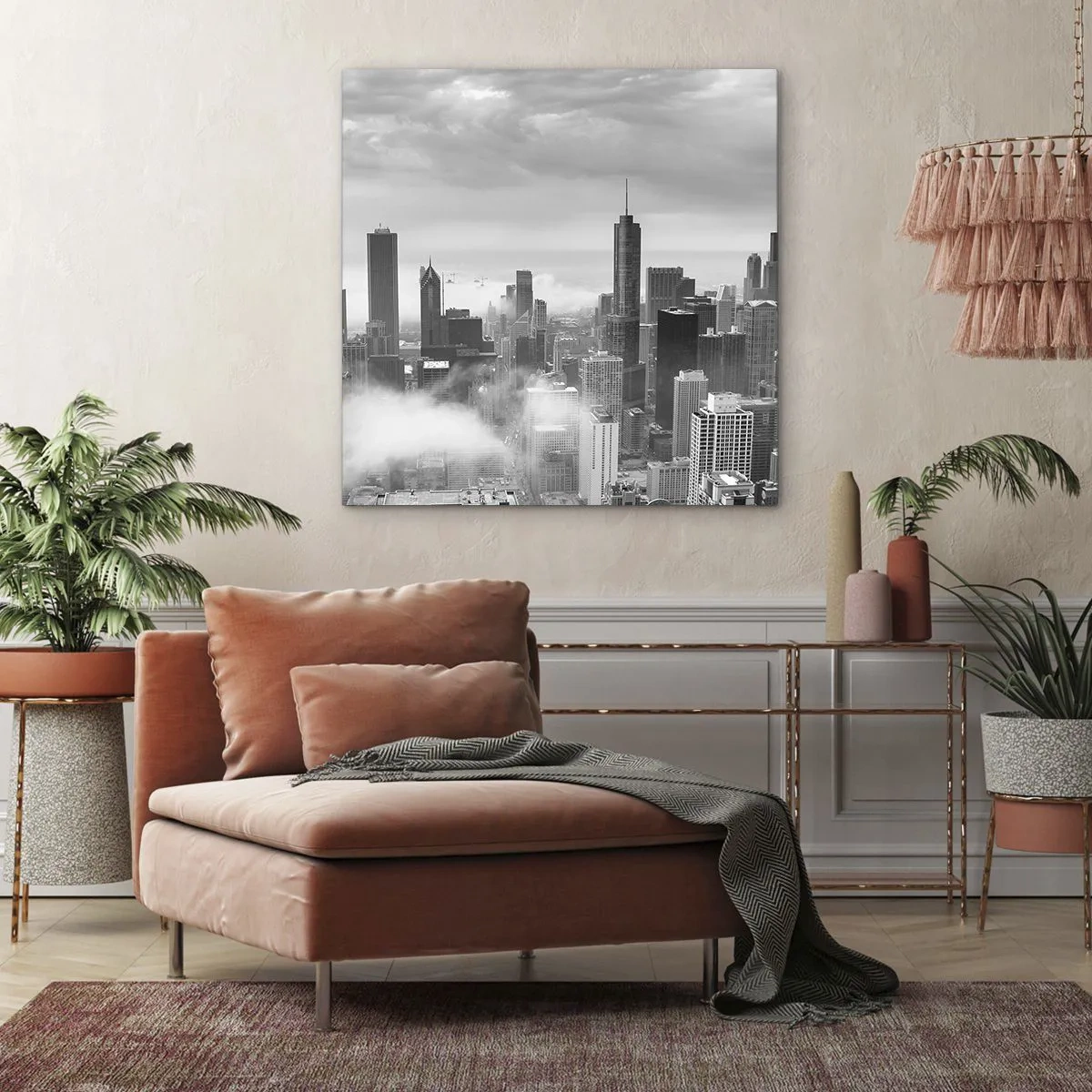 Cuadro sobre lienzo - Impresión de Imagen - Paisaje americano - 60x60 cm