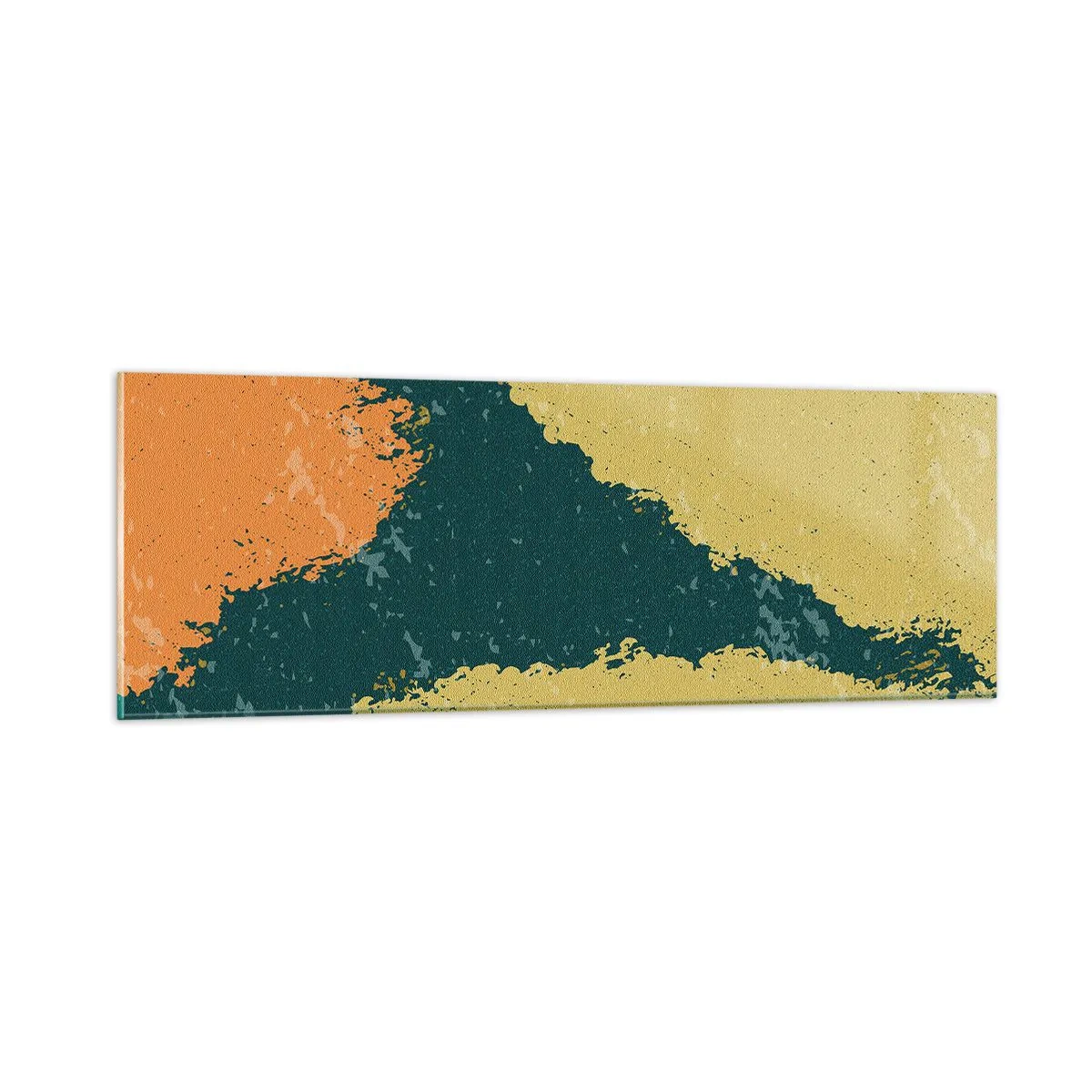 Cuadro sobre vidrio - Impresiones sobre Vidrio - Abstracción - a cámara lenta - 90x30 cm