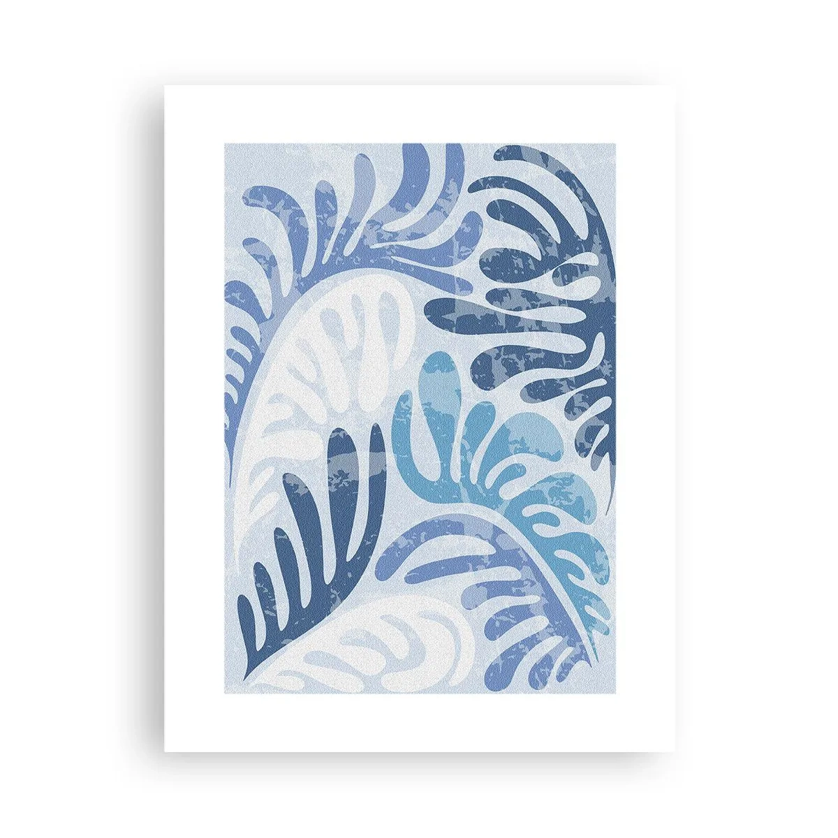 Póster - Helechos azules - 30x40 cm