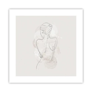 Póster - Como un cuerpo sensible - 40x40 cm