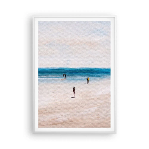 Póster en marco blanco - Necesidad natural - 70x100 cm