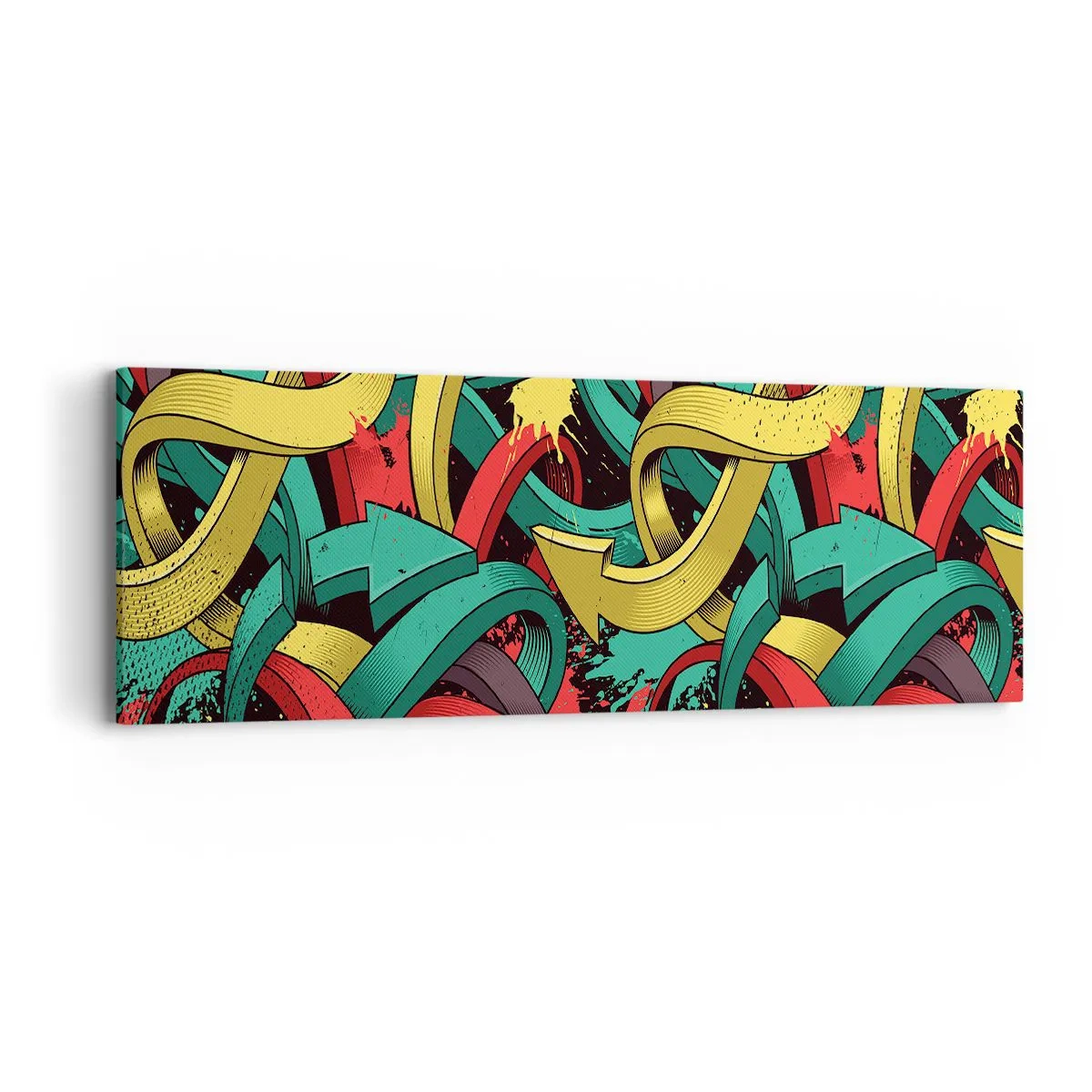 Cuadro sobre lienzo - Impresión de Imagen - ¿Qué camino tomar? - 90x30 cm