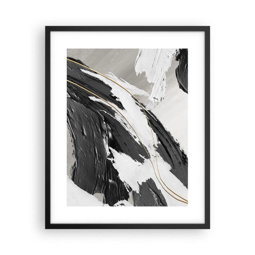 Póster en marco negro - Abstracción con estilo - 40x50 cm