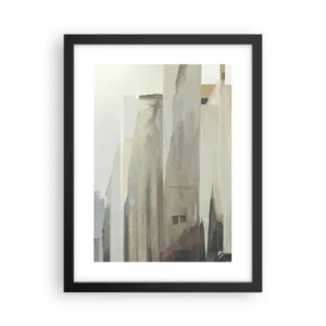 Póster en marco negro - Un sueño de ciudad - 30x40 cm
