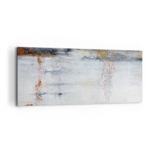 Cuadro sobre lienzo - Impresión de Imagen - Tras una cortina de aire - 100x40 cm