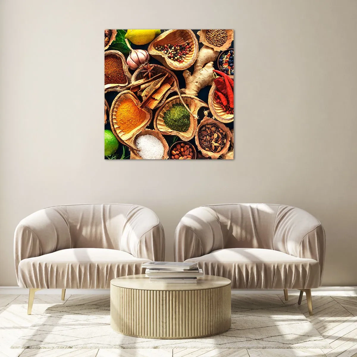 Cuadro sobre vidrio - Impresiones sobre Vidrio - Toma lo que quieras - 50x50 cm