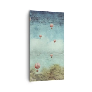 Cuadro sobre lienzo - Impresión de Imagen - Libre del ajetreo de la vida - 65x120 cm