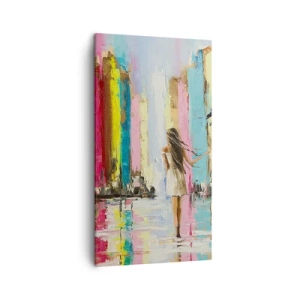 Cuadro sobre lienzo - Impresión de Imagen - Sígueme - 45x80 cm