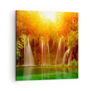 Cuadro sobre lienzo - Impresión de Imagen - Sol y sombra - 50x50 cm