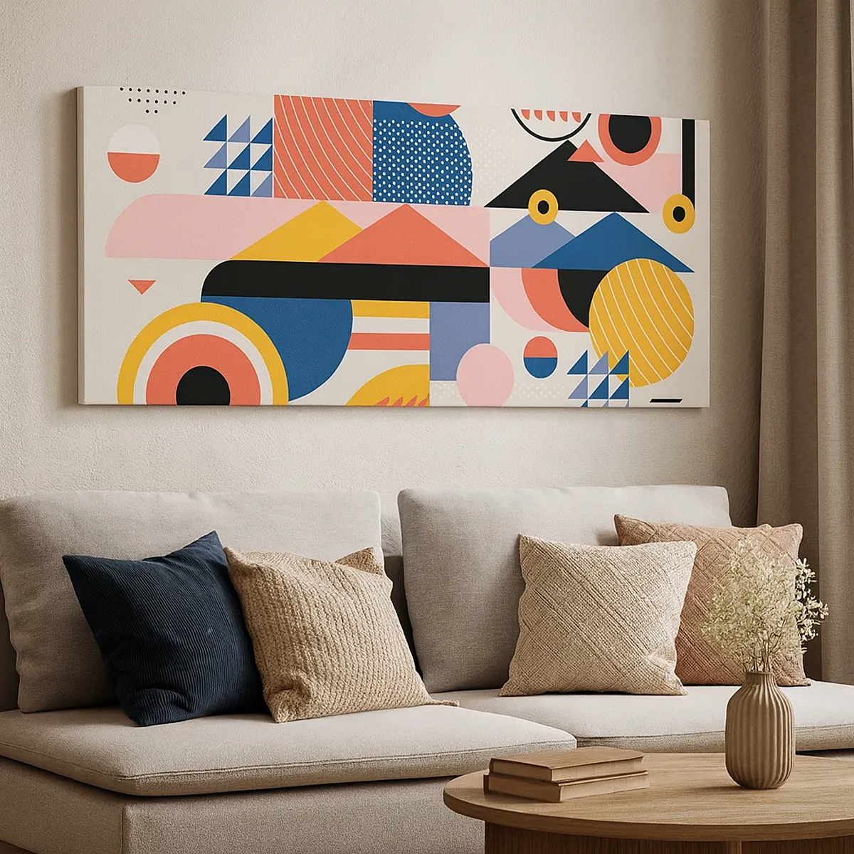 Cuadro sobre lienzo - Impresión de Imagen - Composición: juegos - 30x30 cm