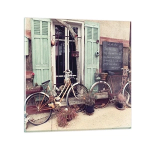 Cuadro sobre vidrio - Impresiones sobre Vidrio - La vida rural - 30x30 cm